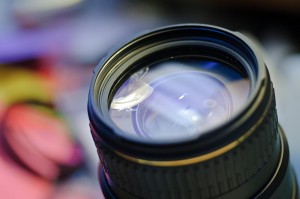 A broken lens element